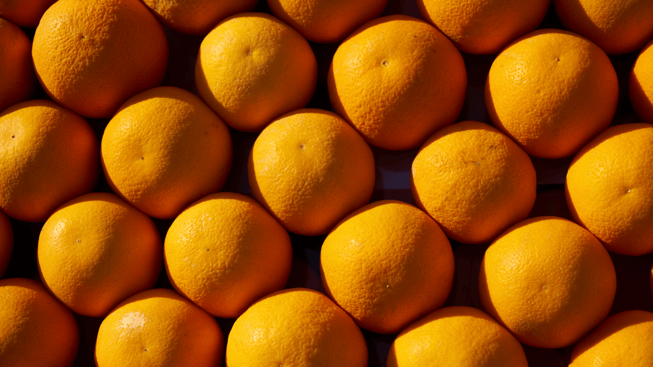 Oranges for citrus scent, natural soaps in Dubai